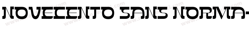 Novecento sans Norma字体转换